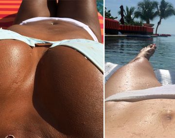 Dos tenistas se fueron de vacaciones y calentaron la web