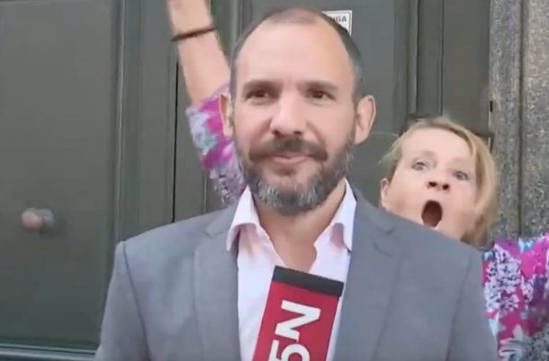 Gritó viva la libertad en pleno móvil de C5N y recibió una respuesta que se volvió viral