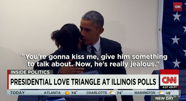 Obama sufrió una rara amenaza: Señor presidente, no toque a mi novia