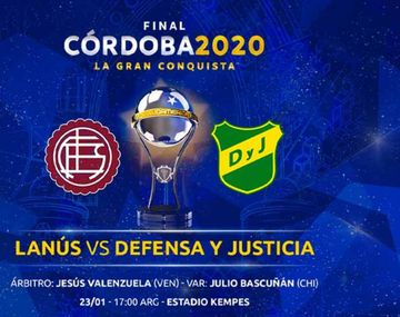 Defensa y Justicia y Lanús definen la Copa Sudamericana: formaciones confirmadas