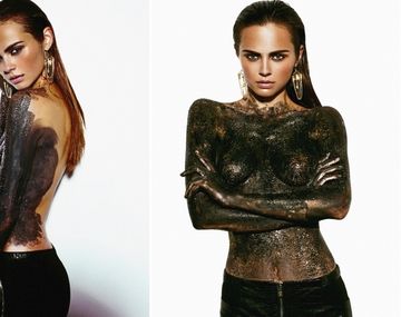 Xenia Deli posó para una producción muy arriesgada