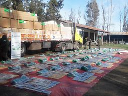 golpe al narcotrafico: secuestran 1.600 kilos de marihuana en entre rios golpe al narcotrafico: secuestran 1.600 kilos de marihuana en entre rios