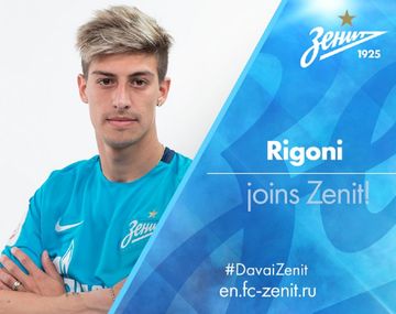 Rigoni y su nueva camiseta