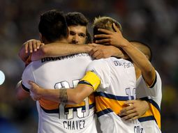 boca consiguio un triunfo que ilusiona de cara al superclasico