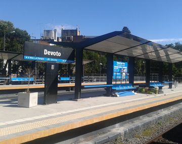 Estación Devoto del tren San Martín