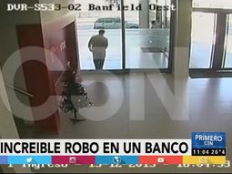 Golpe comando a un banco en Banfield