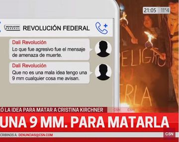 Hallaron el arma con la que Revolución Federal quería matar a Cristina Kirchner