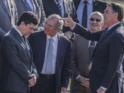 Sergio Moro y Jair Bolsonaro