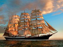 Amarró en Ushuaia el segundo velero más grande del mundo