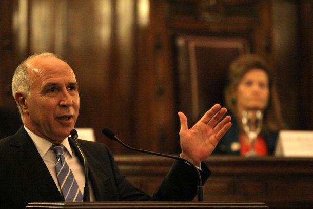 Ricardo Lorenzetti fue escrachado el s&aacute;bado pasado en su casa de Rafaela