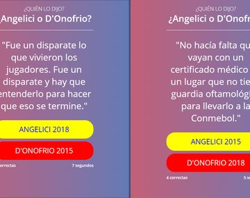 Lo que faltaba: ¿Angelici o DOnofrio? El desafío que llegó antes del fallo de Conmebol