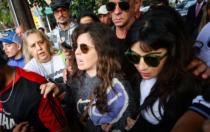 Dalma y Gianinna, en el juicio por la muerte de Diego Maradona.
