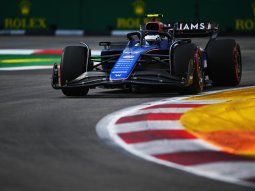 Franco Colapinto pasó a la Qualy 2 en el Gran Premio de Singapur