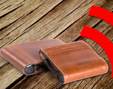 Un joven argentino diseñó una billetera anti robo