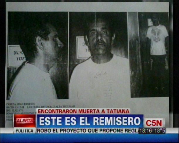 Cabeza ya había violado siendo remisero, señaló el padre de Tatiana