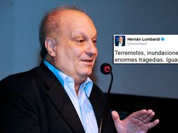 El desafortunado tuit de Hernán Lombardi El desafortunado tuit de Hernán Lombardi