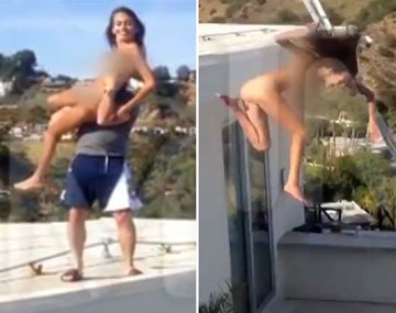 Tiraron de una terraza a una actriz porno y la quebraron