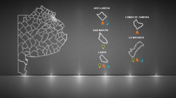 Mirá el mapa de los distritos que frenaron el tarifazo