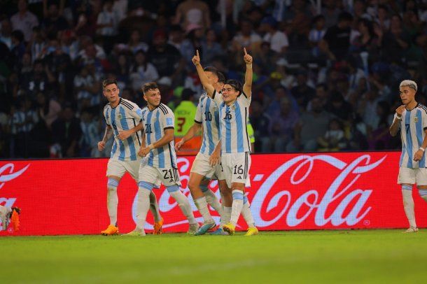 El golazo de Luka Romero en la victoria de la Sub 20 ante Guatemala