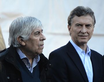 Hugo Moyano y Mauricio Macri