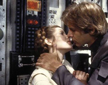 Carrie Fisher y Harrison Ford