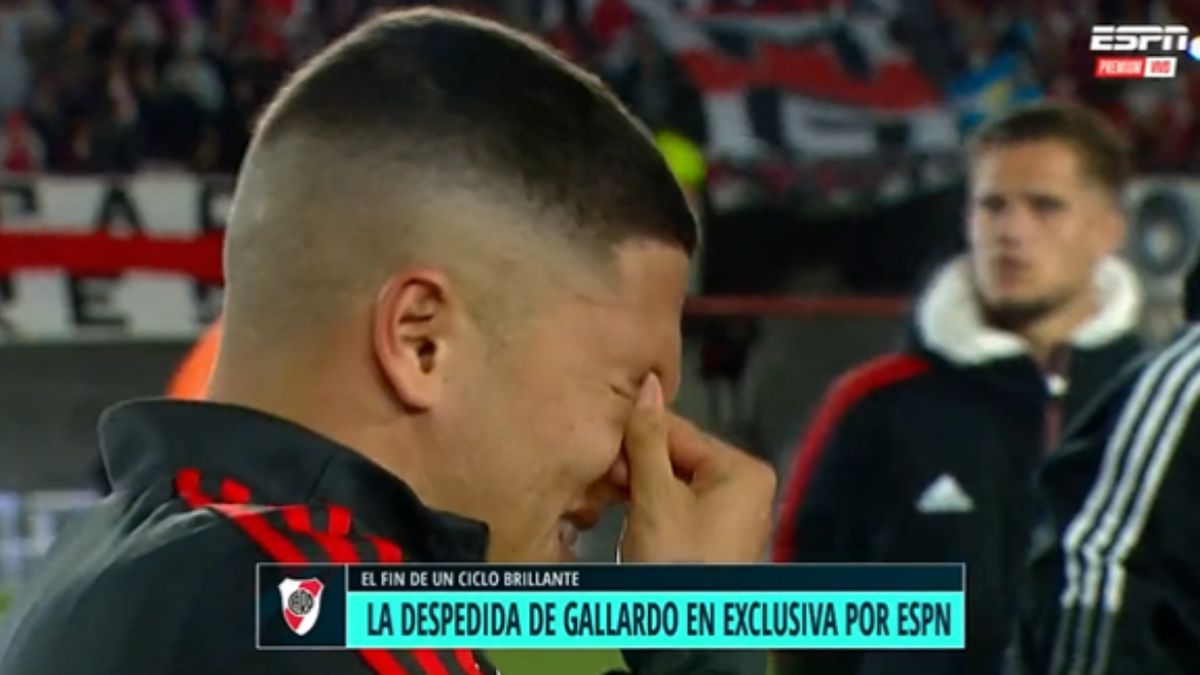 La Emoción De Juanfer Quintero En La Despedida De Gallardo