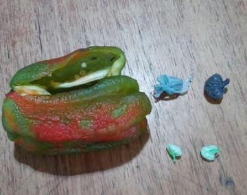 Intentó ingresar droga en morrón