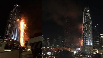 se incendio un hotel de lujo cerca del rascacielos mas alto del mundo en dubai se incendio un hotel de lujo cerca del rascacielos mas alto del mundo en dubai