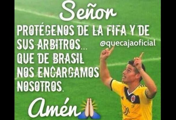 La previa de Brasil-Colombia se calienta con los memes en la red