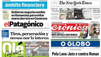 mira las tapas de los diarios mira las tapas de los diarios