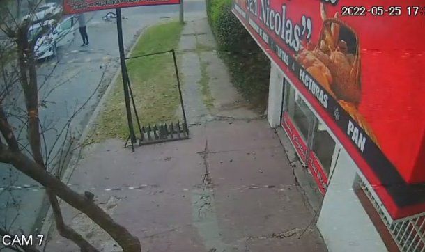 Así fue el accidente de El Noba: el video de las cámaras de seguridad