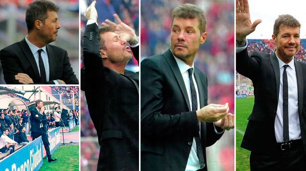 Las fotos de Marcelo Tinelli como DT de San Lorenzo