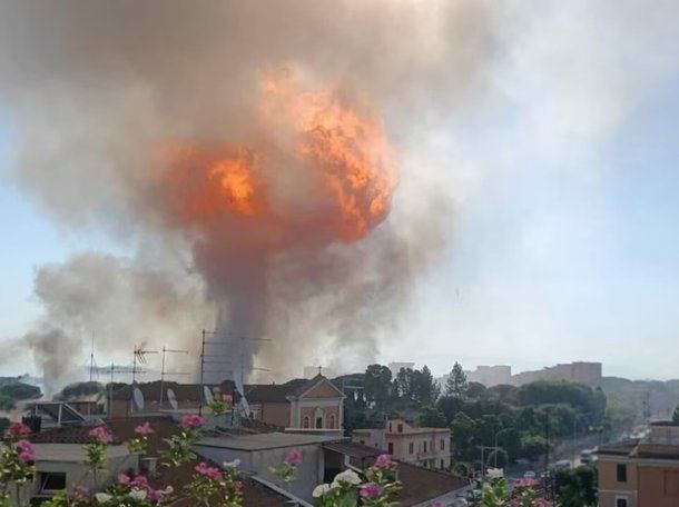 Explotó una estación de servicio en Roma: hay al menos 45 personas heridas