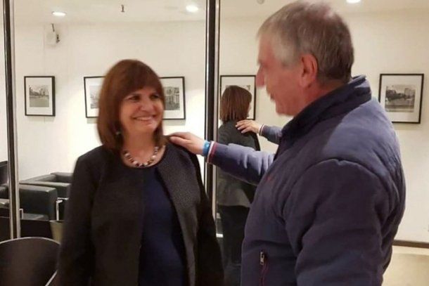 Patricia Bullrich y Gustavo Bruzzone