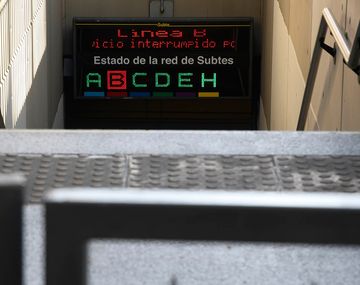 Paro de subtes: la línea B no funciona por una medida gremial de metrodelegados