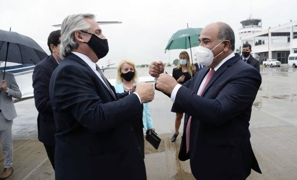 Alberto Fernández está reunido con Juan Luis Manzur