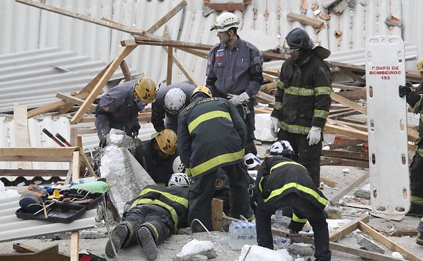 Tragedia en Brasil: al menos 7 muertos por un derrumbe