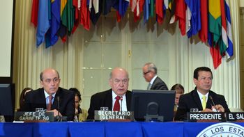 con la excepcion de ee.uu., la oea respaldo a la argentina en su pelea contra los buitres con la excepcion de ee.uu., la oea respaldo a la argentina en su pelea contra los buitres