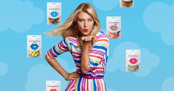 Sharapova puso en venta parte de su dulzura