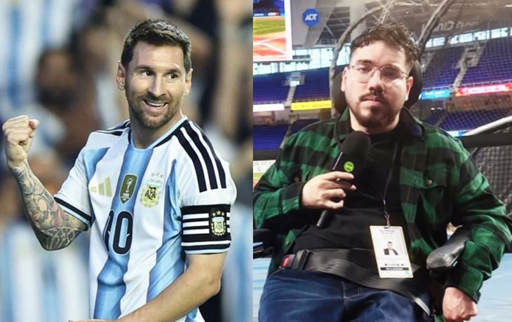 Lionel Messi y Manuel Gutiérrez