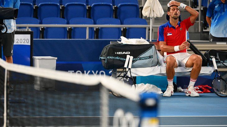 Djokovic cayó en semifinales ante el alemán Zverev y adiós a su sueño del Golden Slam