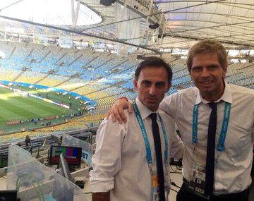 La dupla del Mundial se suma a Fútbol para Todos