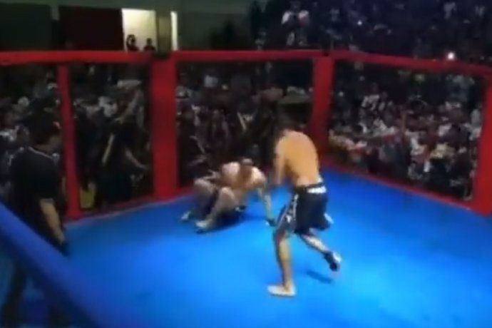 Brasil: un alcalde y el líder opositor se enfrentaron una pelea de MMA