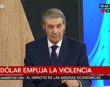 El dólar empuja la violencia, expuso Víctor Hugo en su editorial de este jueves en El diario