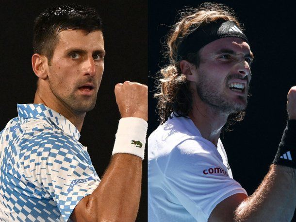 Novak Djokovic y Stéfanos Tsitsipas definirán al campeón del Abierto de Australia