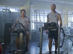 Benedetto y Tevez en la promo de Boca Juniors confidencial