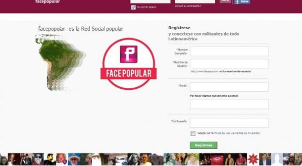 Facepopular: nace una red social Nac&Pop