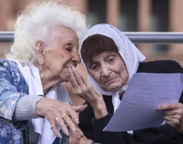 Estela de Carlotto despidió a Taty Almeida.&nbsp;