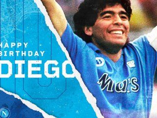 El Napoli Fue El Primero En Saludar A Diego Maradona Por Su Cumpleanos Aqui Eres Dios