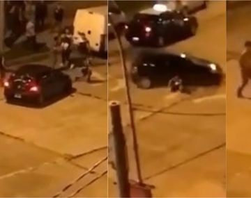 VIDEO: Se peleó a la salida de un boliche y lo atropelló un auto que se dio a la fuga